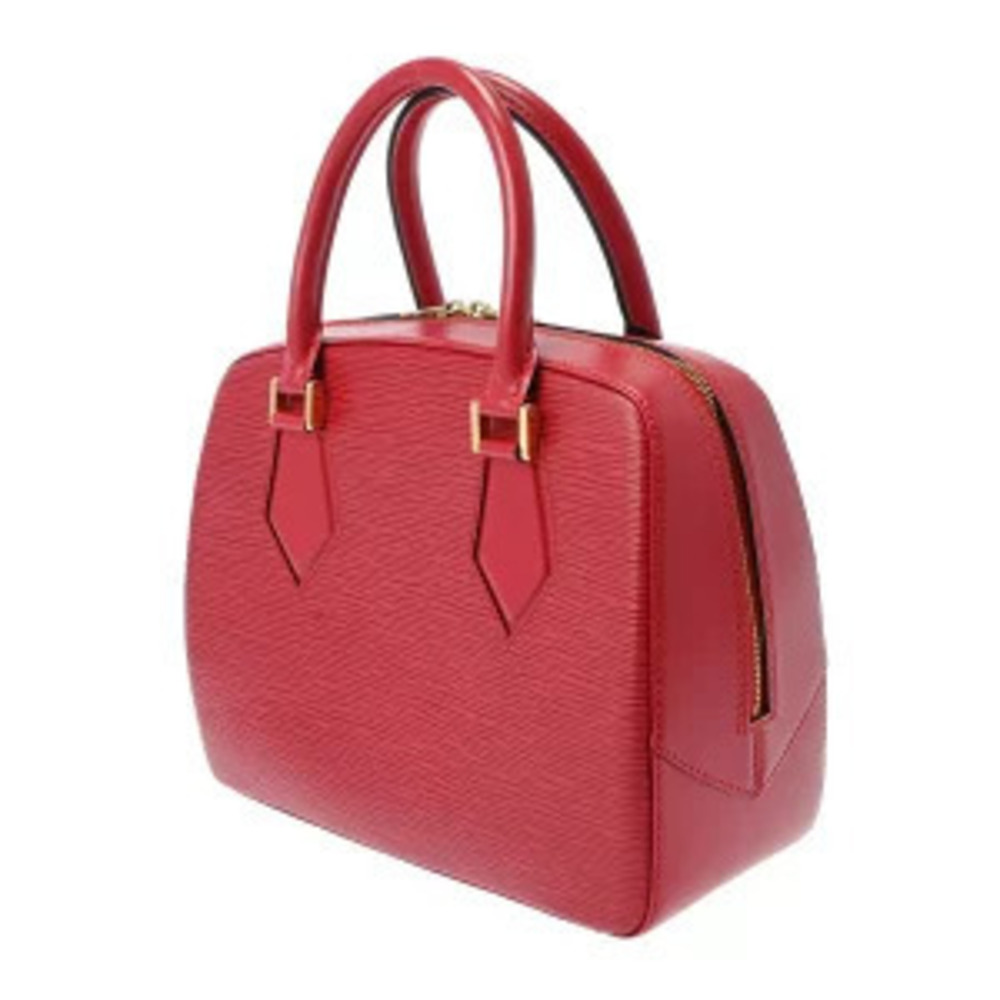 Louis Vuitton Handbag Epi Leather Red Sablon Castilian
